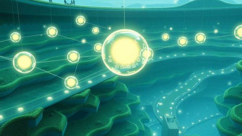 Una ciudad orgánica futurista