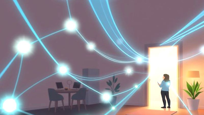 Redes luminosas conectan tranquilidad y seguridad