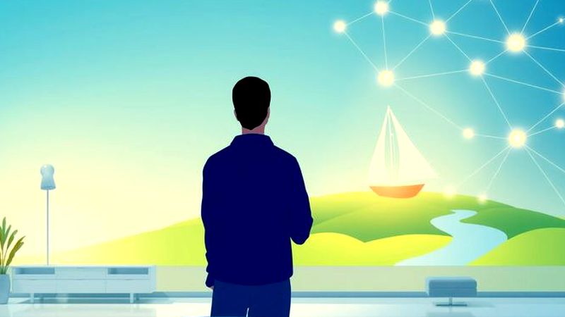 Un sail solar ilumina un futuro tranquilo