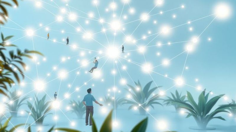 Redes luminosas aprenden y colaboran en armonía