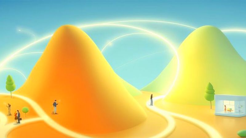 Un portal digital integra paisajes armoniosos